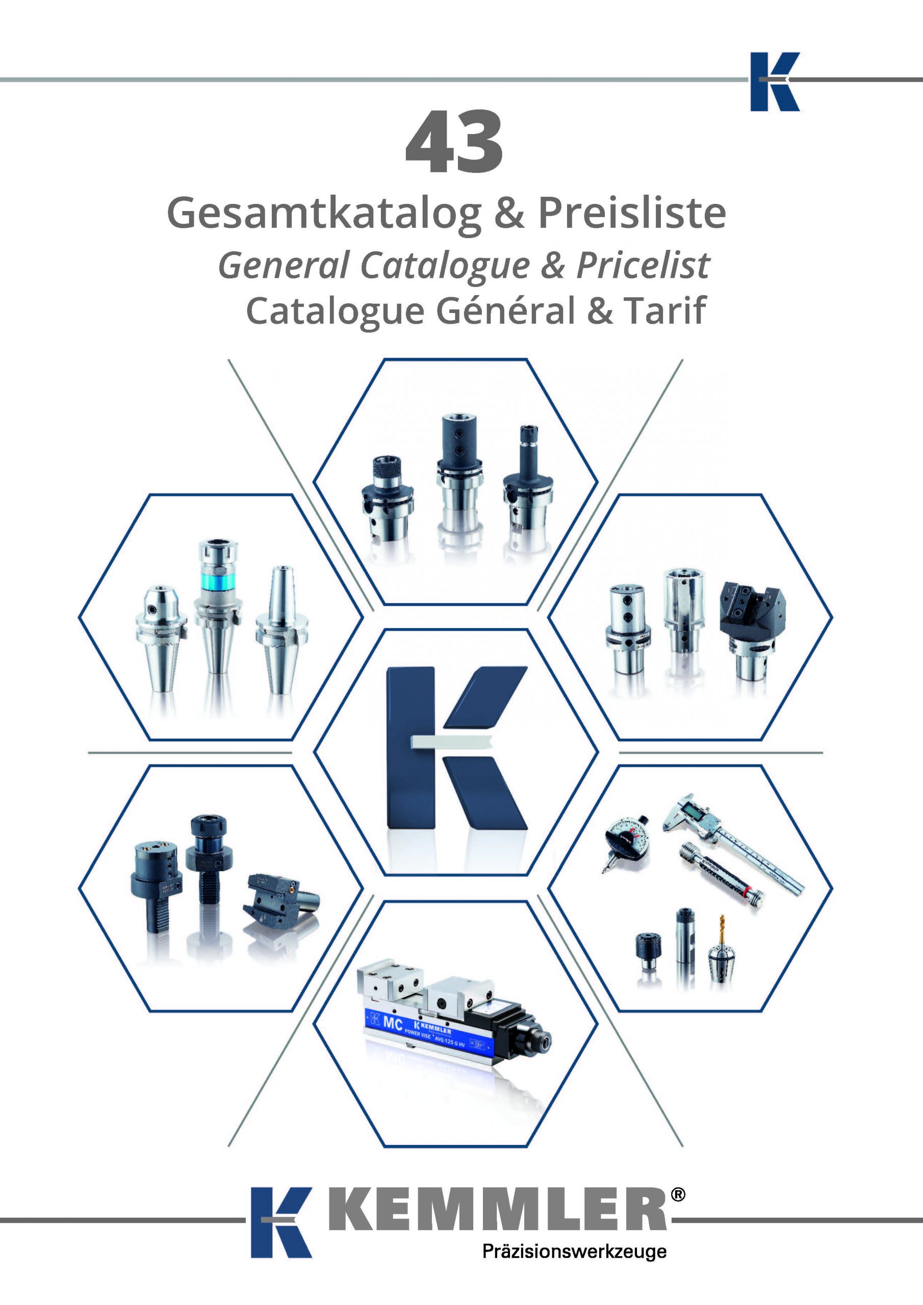 KEMMLER Katalog Preisliste Nr 43 - Pricing for Toolholders and Accessories