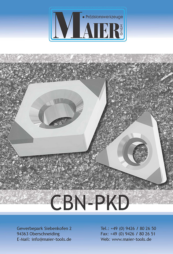 Maier CBN-PKD Snijmaterialen - Hoge-Precisie Gereedschappen voor Metaalbewerking