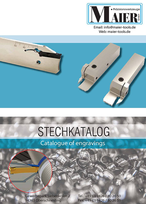Maier Steekkatalog - Precisie Gereedschappen voor Groefbewerking en Draaiwerk